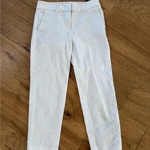 LOFT White Cropped Trousers